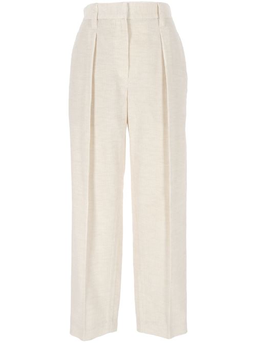 Pantaloni a coste beige Brunello Cucinelli | MP576P8562C058